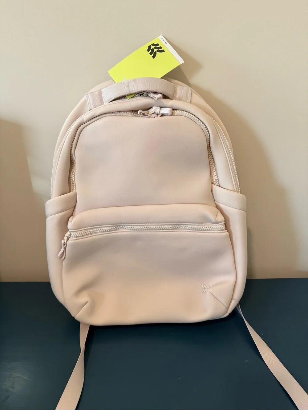 Minimalist Cream Backpack - Unbranded